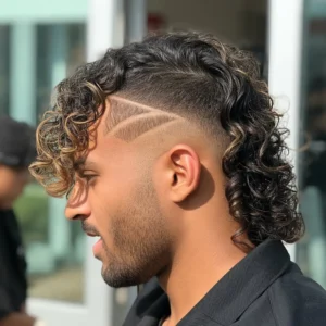 burst fade mullet