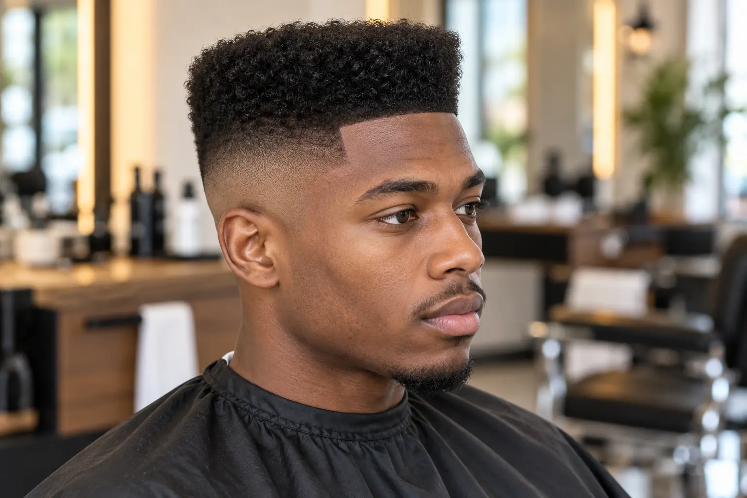 Tall Boosie fade shaped like a short high top
